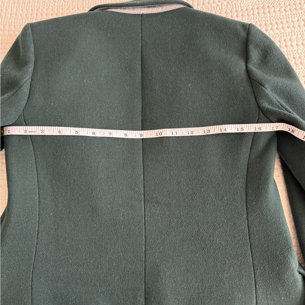 J. Crew Forest Green Wool Coat - Picture 9 of 9
